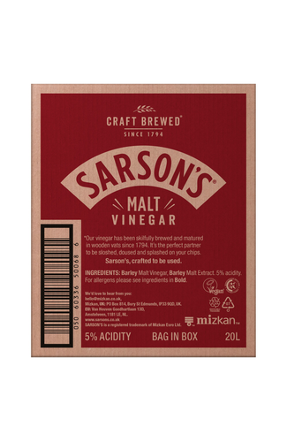 Sarson's Barley Malt Vinegar BIB 20L