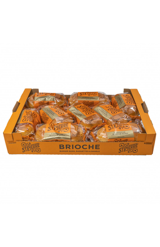 St Pierre 4 Brioche Burger Buns x 9 Case Front