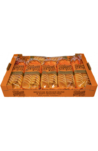 St Pierre 4 Brioche Baguettes x 7 Case Front