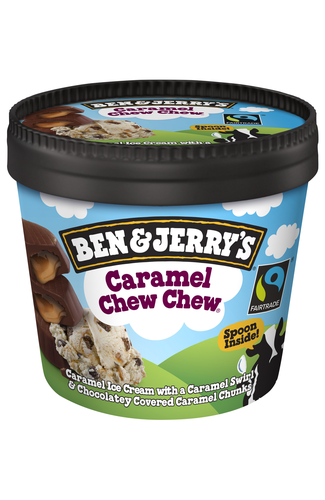 Ben & Jerrys Caramel Chew Chew Ice Cream Tubs - 100ml Tub | Thompsons ...