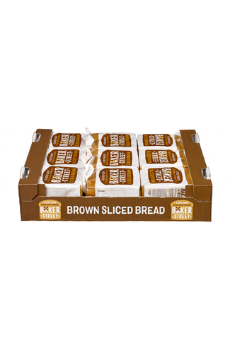 St Pierre Brown Sliced Loaf x 9 Case Front